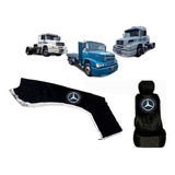 Capa Banco Motorista + Painel Caminhão Mercedes Benz 1620