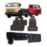 Capa Banco Motorista+carona Sofá+painel Pelucia Vw 690 7100