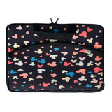 Capa Bolsa Alça Para Notebook Macbook Neoprene Mickey Minnei
