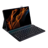 Capa Book + Teclado Para Galaxy