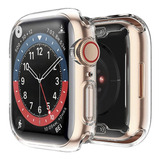Capa Bumper P/apple Watch Series 7 45mm E 41mm Silicone 360º