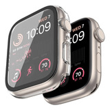 Capa Bumper Transparente Com Película Para Watch 41mm 45mm