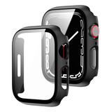 Capa Bumper Vidro Embutido Para Apple Watch Series 9 41 45mm