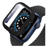 Capa Bumper Vidro Temperado P/ Apple Watch E Iwo 38/40/42/44