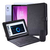 Capa C/ Teclado Mouse + Película P/ Tablet Lenovo Tab M9