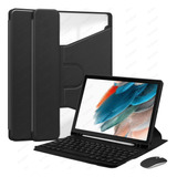 Capa C/teclado+mouse P/samsung Galaxy Tab S9 Fe Plus 12.4 Y
