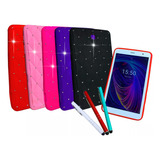 Capa + Caneta P/ Tablet Galaxy Tab4 7 2014 T230 T231 T235