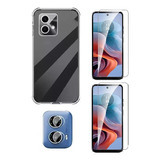 Capa Capinha + 2x Peliculas 3d + P Camera Para Moto G34 5g