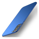 Capa Capinha Acrílica Fosca Fina Para Galaxy S22 Plus 6.6 Cor Azul