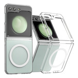 Capa Capinha Acrílica Magnética Transparente Para Z Flip 5
