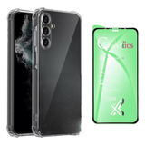Capa Capinha Anti Queda + Película Para Galaxy M15