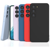 Capa Capinha Aveludada + Película 3d Para Samsung A15