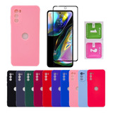 Capa Capinha Case Para Motorola Moto G82 + Película De Vidro