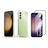 Capa Capinha Case + Película 3d Para Samsung Galaxy S23 Fe