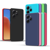 Capa Capinha Compativel Redmi 12 4g Silicone Aveludado Novo