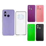 Capa Capinha Compatível Redmi 12c + Película De Vidro 3d