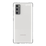 Capa Capinha Gocase P/ Samsung Galaxy S20 Fe Clear Logo Whit