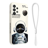 Capa Capinha P/ Samsung Astronauta Com Silicone Anti Impacto
