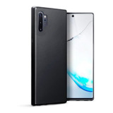Capa Capinha Para Galaxy Note 10 Plus Tpu Fina Transparente Cor Preto