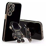 Capa Capinha Para Samsung Com Astronauta Suporte Premium