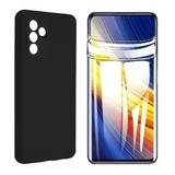 Capa Capinha Slim + Pelicula Gel Hidrogel Para Galaxy A55 5g