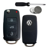 Capa Carcaça Chave Canivete Vw G6 Gol Polo Golf Saveiro Fox