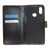 Capa Carteira Flip Porta Cartões P/ Galaxy A10s Display 6.2