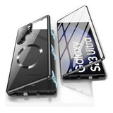 Capa Case 360º Metal Luxo Para Samsung Galaxy S24 S23 Ultra 