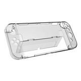 Capa Case Acrilico Transparente Cristal Joycon Switch Oled