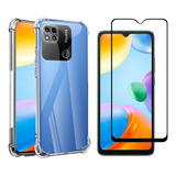 Capa Case Anti Impacto Para Xiaomi Redmi 10c + Pelicula 5d