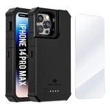 Capa Case Bateria P/ iPhone 14 Pro Max 10000mah Carregadora 