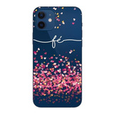 Capa Case Capinha Corações Frase Fé P/ Varios Modelos 