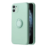 Capa Case Capinha P/ iPhone 11 Proteção Camera Suporte Anel