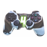 Capa Case De Camuflada Controle Ps3 Capinha Protetora + Grip