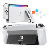 Capa Case De Proteção Para Nintendo Switch Oled Tpu Flexível
