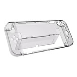 Capa Case Flip Para Nintendo Switch Oled Acrílico Cristal