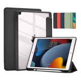 Capa Case Para iPad 10.2 Geração 7 8 9 Suporte Caneta Tablet