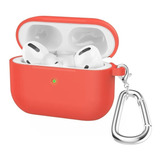 Capa Case Protetora De Silicone Para AirPods Pro Com Gancho