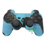 Capa Case Silicone Camuflada Controle Ps3