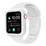 Capa Case Silicone Para Apple Watch+pulseira 38/40/42/44mm