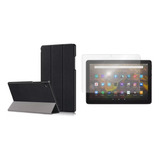 Capa Case Smart + Película P/ Tablet Amazon Fire Hd 10 2021 
