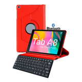 Capa Case Tablet Para Samsung Tab A8 T290 Teclado Menor Pre