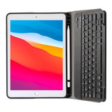 Capa Case iPad 7 10.2 2019 C/ Teclado Bluetooth Slot Caneta