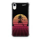 Capa Celular Antishock Retro Palm Trees Desenho