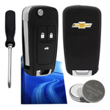 Capa Chave Canivete 3 Botões Chevrolet Onix Ls Lt Ltz 2014