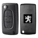 Capa Chave Canivete Peugeot 406 407 408 3 Botões 