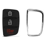 Capa Chave Hyundai Hb20 Canivete Hb20s Aro Cromado Controle