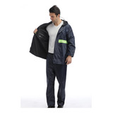 Capa Chuva Impermeável Motoqueiro Ciclista Pesca Camping M2