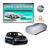 Capa Cobrir Carro Couricarbon Forrada Impermeável Prata P