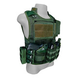 Capa Colete Modular Close J A Rio Militar + 9 Itens + Brinde
